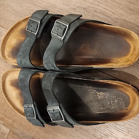 Birkenstock Arizona Footbed Sandals Slides Slip On Leather size EU 46 US 13-13.5 main image 11